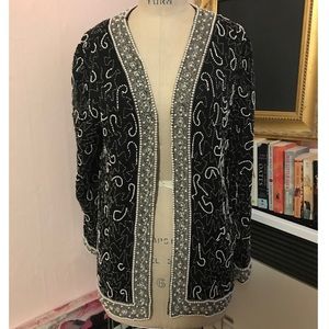 Laurence Kazar Beaded Jacket Vintage